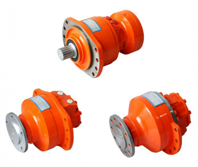 MS02 MSE02 Poclain Hydraulic Motor Parts With Rear Cover / Brake Plunger